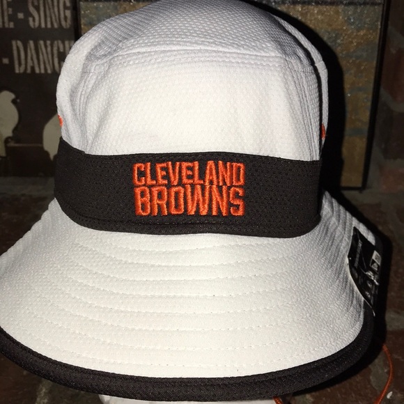 cleveland browns bucket hat with string